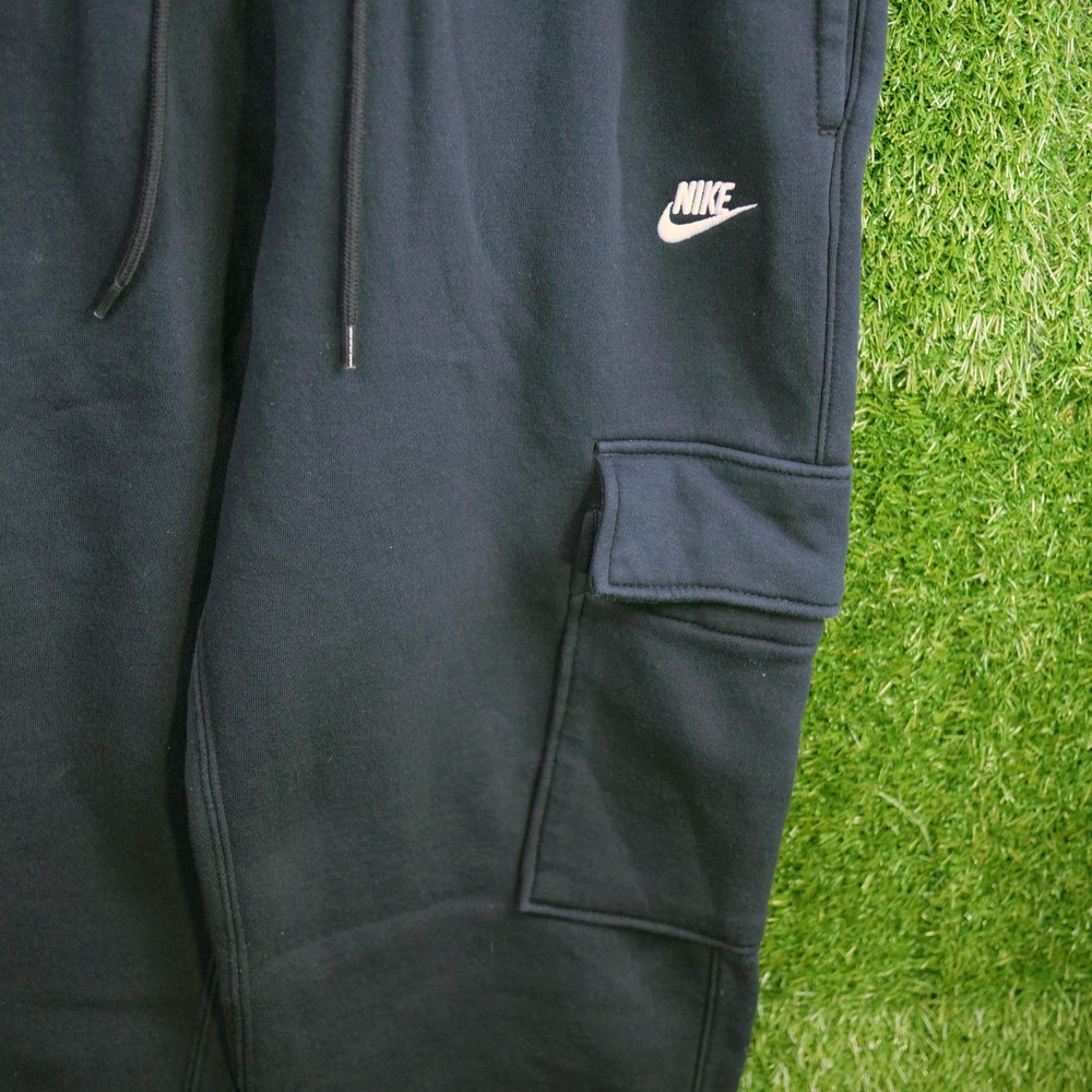 Nike Cargo Sweatpants Black Fleece Joggers - Mens Size M